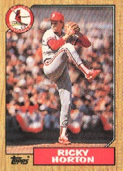 1987 Topps Baseball Cards      542     Ricky Horton